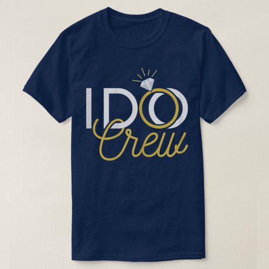 Womens I Do Crew  Bride Bachelorette Party Bridal  T-shirt (Design voorkant)