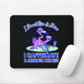 Womens I Don't Rise And Shine I Caffeinate And Hop Muismat (Met muis)