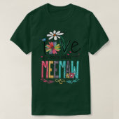 Womens I Love Being Called Meemaw Sunflower Gifts  T-shirt (Design voorkant)