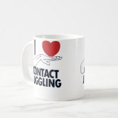 Womens I Love Contact Juggling Ball Professional C Koffiemok (Voorkant links)