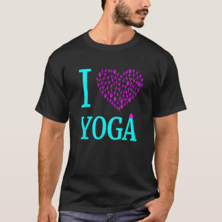 Women's I Love Yoga I Heart Yoga Meditatie Shirt