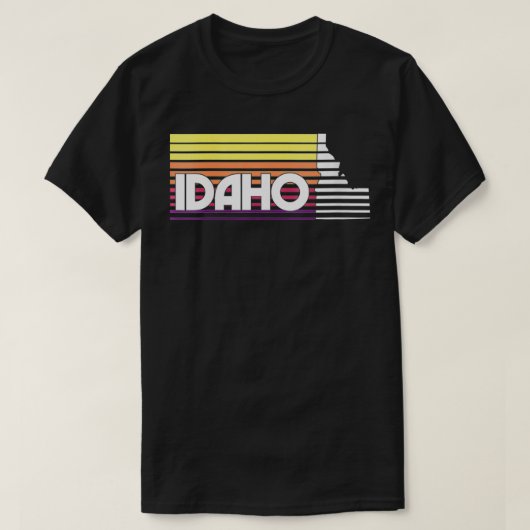 Womens Idaho Retro Classic Style ID Graphi T-shirt (Design voorkant)