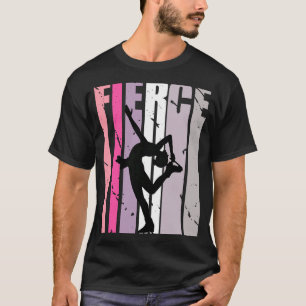 Womens ijsroze bruine bruine baars t-shirt