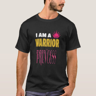 Womens ik ben een Warrior Princess Authentic Empow T-shirt