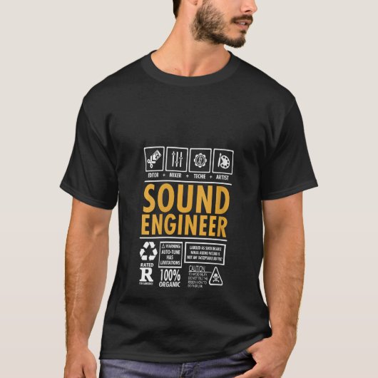 Womens I'm A Sound Engineer Funny Sound Audio Guy T-shirt (Voorkant)