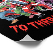 Womens I'm Just Here To Thriller Dance Zombie Chri Poster (Hoek)