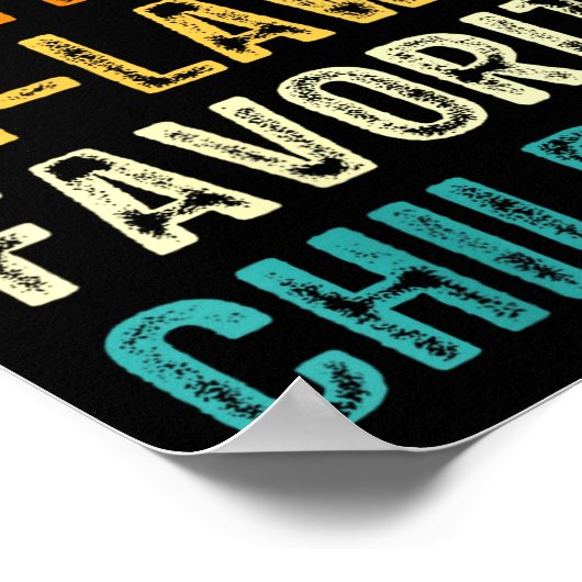 Womens I'm My Mother In Law's Favorite Child Funny Poster (Hoek)