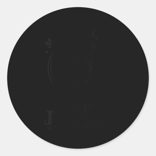 Womens I'm Not Yelling I'm From New Jersey Funny S Ronde Sticker (Voorkant)