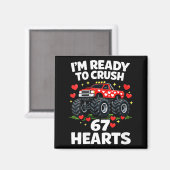 Women's I'm Ready To Crush 67 Hearts Truck Valenti Magneet (Voorkant / Achterkant)