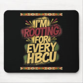 Womens I'm Rooting For Every Hbcu - Rooting Suprt  Muismat (Voorkant)
