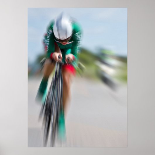 Womens Individual Time Trial No 3 Flow Version Poster (Voorkant)