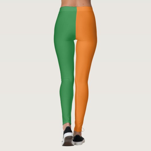 Women's Ireland Flag Kleuren Leggings, Hip Iers Leggings (Achterkant)