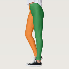 Women's Ireland Flag Kleuren Leggings, Hip Iers Leggings
