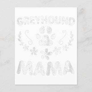Womens Italy Greyhound mama Funny Dog mam Gift Flyer