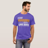 Womens Its Not Hoarding If Its Comic Books Comic N T-shirt (Voorkant volledig)