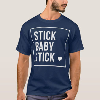Womens IVF Stick Baby Stick Transfer dag T-shirt