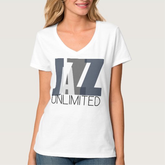 Women's Jazz Unlimited Basic V-Neck T-shirt (Voorkant)