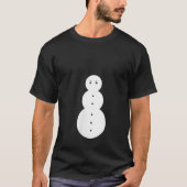 Womens Jeezy Snowman Funny Angry Snowman V Neck  T-shirt (Voorkant)