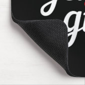 Womens Jersey Girl New Jersey Heart Funny Cute New Muismat (Hoek)