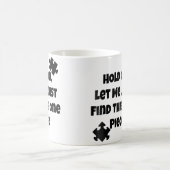 Womens Jigsaw Puzzle Piece Lover Hold On Just One Koffiemok (Center)