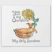 Womens jij bent mijn zonnige Italiaanse Greyhound Cadeaupapier (Vlak)