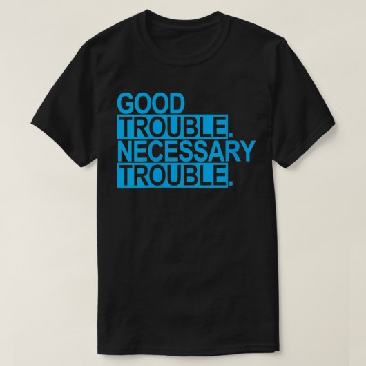 Womens John Lewis Good Noodzakelijke Trouble VNeck T-shirt (Design voorkant)