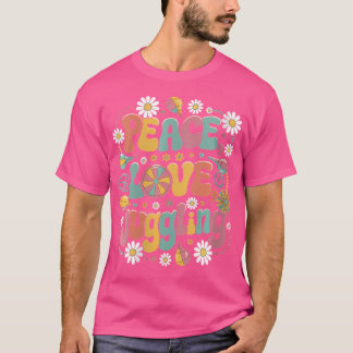 Womens Juggler 60S 70S Hippie Retro Peace Love Jug T-shirt