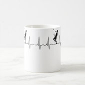 Womens Juggling Heartbeat Juggling Koffiemok (Center)