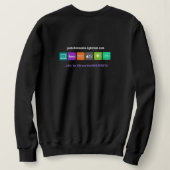 Women's Just Vibin' Media Artist Sweatshirt (Design achterkant)