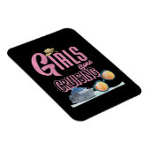 Womens Jute Pet Girls Gone Cruising Magneet (Rechterzijde)