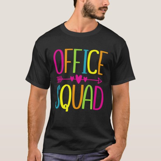Womens Kantoor Squad Kantoor Personeel Admin Beman T-shirt (Voorkant)