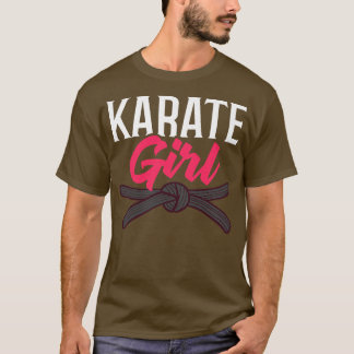 Womens Karate Fighter Black Belt Lesson Training B T-shirt