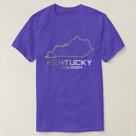 Womens Kentucky America Astronomie otal Solar Ecli T-shirt (Design voorkant)
