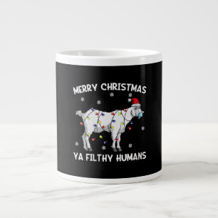 Womens Kerst-kerstgeit — kerstman Grote Koffiekop