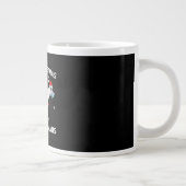 Womens Kerst-kerstgeit — kerstman Grote Koffiekop (Rechts)