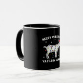 Womens Kerst-kerstgeit — kerstman Mok (Voorkant links)