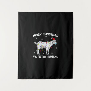 Womens Kerst-kerstgeit — kerstman Wandkleed