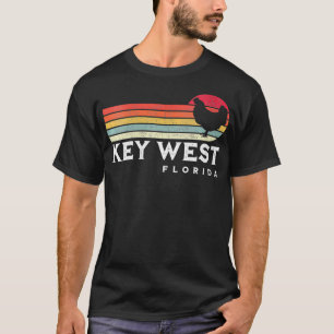 Womens Key West Florida Chicken Lover Souvenir VNe T-shirt