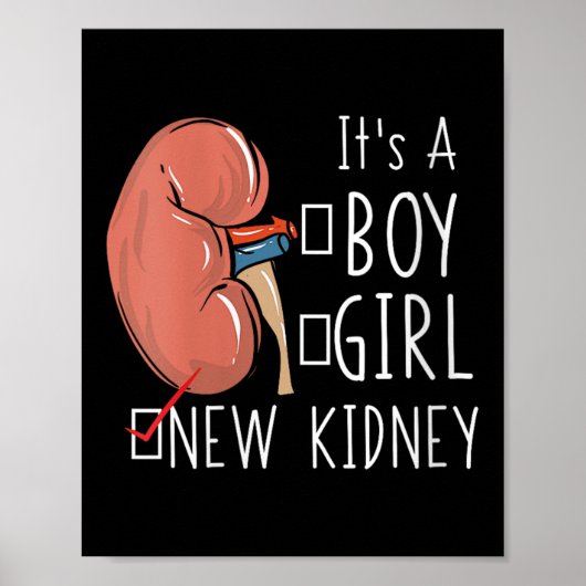 Womens Kidney Transplant Surgery Recovery Quote It Poster (Voorkant)
