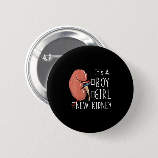 Womens Kidney Transplant Surgery Recovery Quote It Ronde Button 5,7 Cm (Voorkant /achterkant)