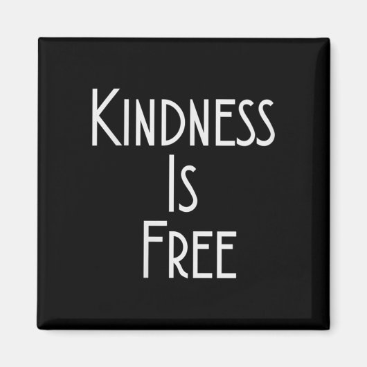 Womens Kindness Is Shirt Motivation Insration V-ne Magneet (Voorkant)