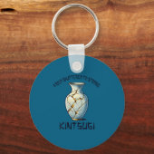 Womens Kintsugi Kintsukuroi Imperfect Japanese Art Sleutelhanger (Voorkant)