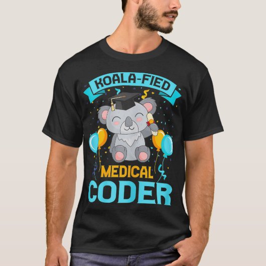 Womens Koala Koalafied Medical Coder Nurse Graduat T-shirt (Voorkant)