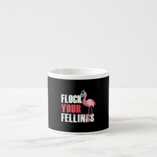 Womens kuilen je gevoelens grappig Flamingo Espresso Kop