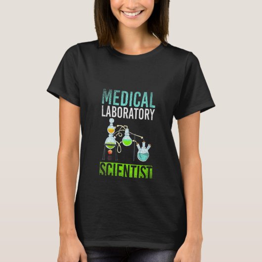 Womens Lab Nerd Lab Rat Lab Technicus Medical Lab T-shirt (Voorkant)