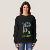 Womens Lab Nerd Lab Rat Lab Technicus Medical Lab Trui (Voorkant volledig)