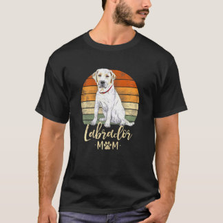 Womens Labrador Ma Retro Labrador Retriever Dog T-shirt