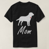 Womens Labrador Retriever Lab Dog moeder T-shirt (Design voorkant)
