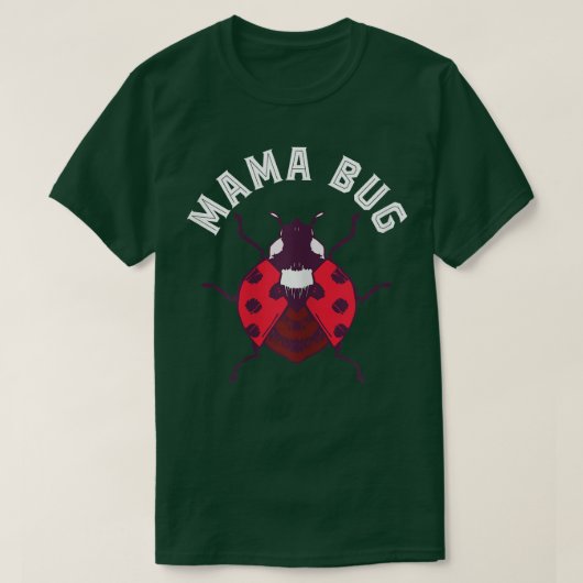 Womens Ladybug Mama Bug Insect Lover Moeder Cute L T-shirt (Design voorkant)