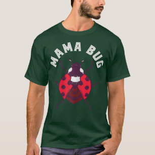 Womens Ladybug Mama Bug Insect Lover Moeder Cute L T-shirt